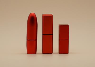 China Tubos vermelhos do bálsamo de bordo do volume pequeno, recipientes personalizados do batom à venda