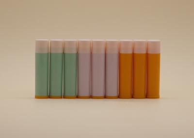 Chine Caisse cosmétique de rouge à lèvres de couleur de tubes roses verts oranges de baume à lèvres pour le soin personnel à vendre