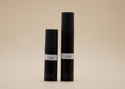 China Botella privada de aire del espray del pequeño volumen delgado, color privado de aire del negro del envase de la bomba en venta