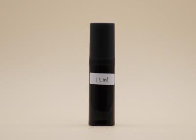 China Kosmetische luftlose PlastikSprühflasche pp., schwarze luftlose Pumpflaschen 15ml zu verkaufen