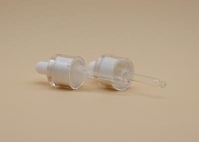 China Double Wall Acrylic Essential Oil Dropper , Durable Glass Medicine Dropper for sale