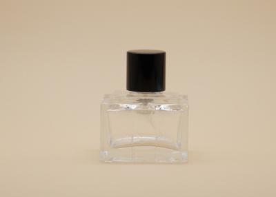 China Garrafas de perfume de vidro do quadrado pesado da parede, garrafas de perfume 50ml de vidro à venda