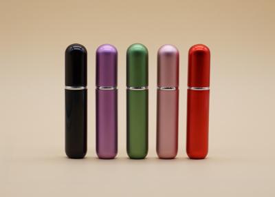 China Cosmetic Small Refillable Perfume Spray Bottles Cylinder Shape Environmental Friendly for sale
