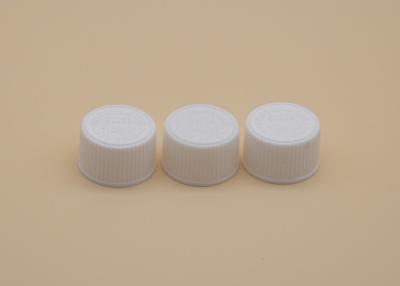 China White Plastic Screw Caps 24mm Neck Size Anti Spilling Relible Performance for sale