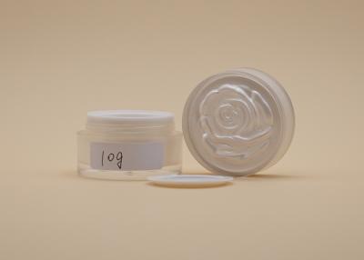 Chine Conteneurs crèmes cosmétiques adaptés aux besoins du client, pot crème acrylique en plastique pour la boue de musc à vendre
