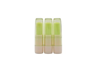 China 4ml Capacity ABS Green ECO Tube Lip Balm Packaging For Beauty Package for sale