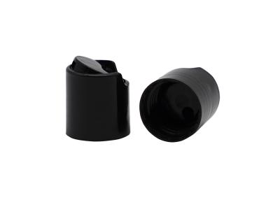 China 20 / 410 Black PP Press Disc Top Cap For Gel In Stock for sale