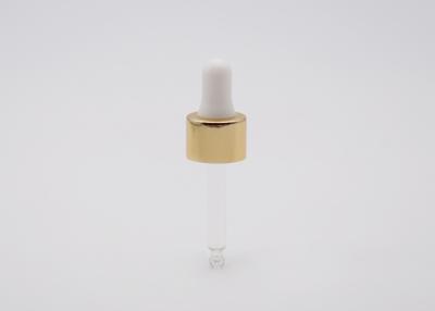 China Gold Aluminum Pipette Essential Oil Dropper 18/410 for sale