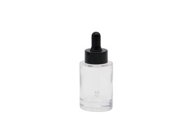 China 50ml 18/410 Clear Dropper Bottles For Essential Oil for sale