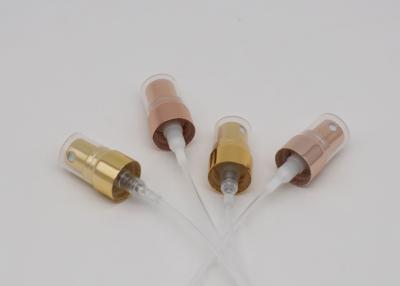 China Rose Gold 12mm Mist  Perfume Spray Pump Screw type Closure for sale
