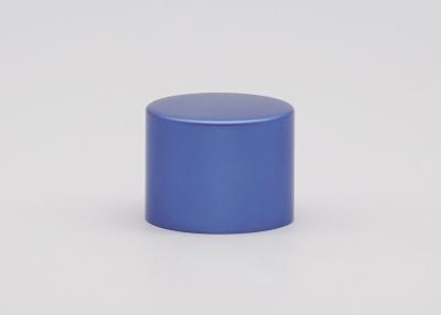 China 28mm Empty Bottle Violet Color Aluminum Plastic  Screw Push Pull Cap Closure for sale