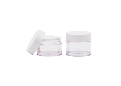 China 50g PETG Plastic Empty Face Cream Containers Screw Neck for sale