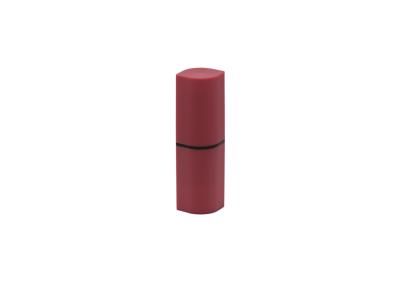 China SGS Plum Aluminum Rubber Painting Rhombus Shape Lip Balm Containers for sale
