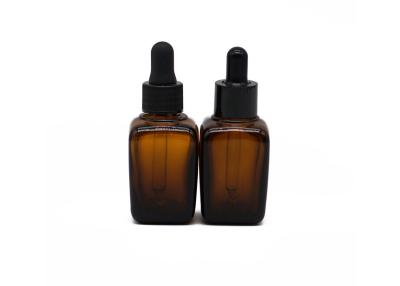 China Latex Rubber 30Ml Dropper Glass Amber Glass Essential Oil Bottle for sale