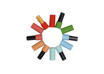 China Colorful Aluminum Magnetic 3.8g Lip Balm Container Tube for sale