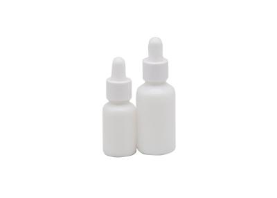 China 30ml Cylinder Cosmetic Oil Glass Bottle With Various Droppers for sale