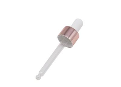 China plastic closure 15/410 Pink Color Dropper Lids , Dropper Plug for sale