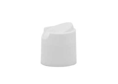 China Shampoo Bottle Plastic Dispensing Caps , 18mm Press Disc Top Cap for sale