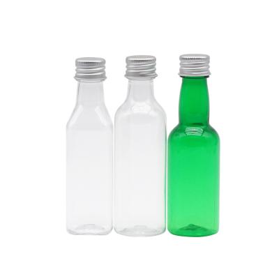 China Transparent Green Plastic Long Neck Cosmetic Spray Bottle With Screw Caps 100ml for sale