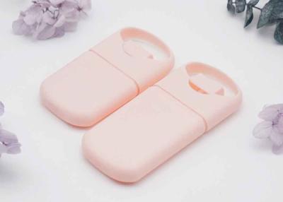China 20ml 30ml Plastic Spray Bottle Empty Credit Card Pink Perfume Tester Bottle for sale