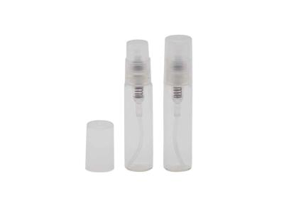 China 3ml Empty Mini Plastic Perfume Bottle Tester With Clear Atomizer Spray Pump for sale