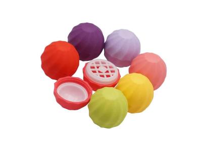 China Colorful Lip Balm Tube Ball Shape Stock Egg Shape Cute 7g Lip Balm Tube for sale