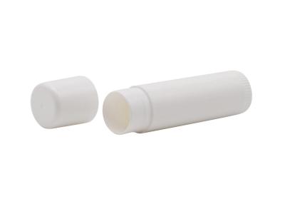 China Empty 17g White Lip Balm Tube Deodorant Stick Container In Stock With Low Moq for sale