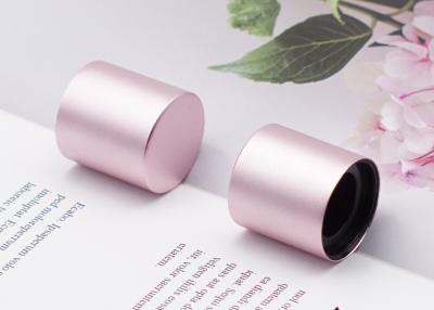 China Aluminum Pink Perfume Bottle Caps For Fea15 Spray Pump Cylinder Cap for sale