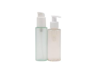 China Light Pink 200ml Plastic Lotion Bottle Cosmetic With 18mm Lotion Pump for sale