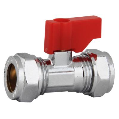 China 15 Mm Chrome Plated Ball Valves Brass Mini for sale