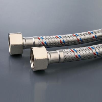 China Stainless Steel Braided Flexible Hose For Water Supply Pie Braided for sale