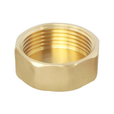 China 3/4 Female Brass Cap Custom Brass Fittings Safe For Drinking Water for sale