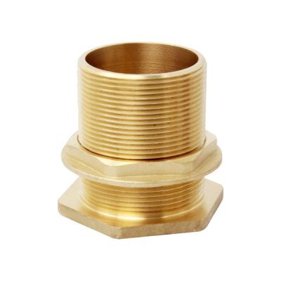 China 1 2 Inch Brass Fittings Bathroom Brass Water Tank Connector for sale