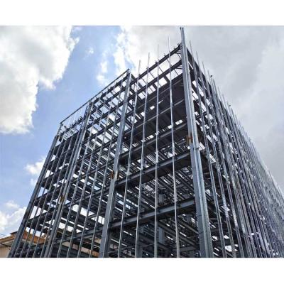 China Kundenspezifische Stahlgebäude fabrizierte Stahlkonstruktions-mehrstöckiges Gebäude zu verkaufen