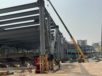 China O aço pré-fabricado de alta qualidade construção a construção civil eficiente para propriedades comerciais à venda