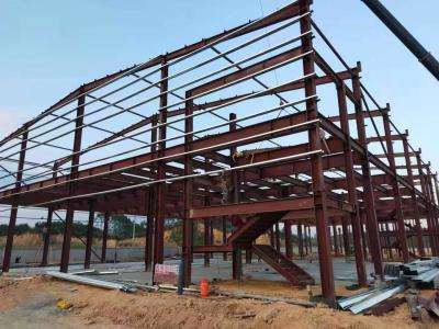 China Customizable Industrial Multi Story Steel Structure Building With Mezzanine Floors for sale