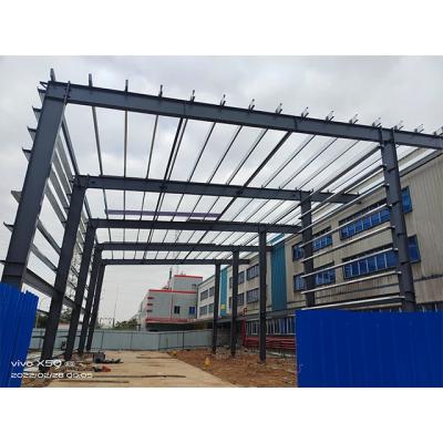 Chine Steel Structural Workshop Metal Frame Storage Structures For One 40HC Shipping Container Volume 250-450m2 à vendre