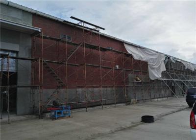 China Marco de acero Warehouse, edificios de acero pre construidos del marco de acero de H con el panel de pared de bocadillo en venta
