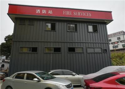 China Light Steel Structure Building For Two-Storey Fire Station for sale