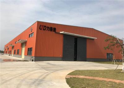 China Aluminum Windows Prefab Steel Warehouse / Steel Structure Industrial Building for sale