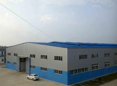 China Fashionable Steel Warehouse Structure / Prefabricated Metal Buildings Heat Insulation for sale