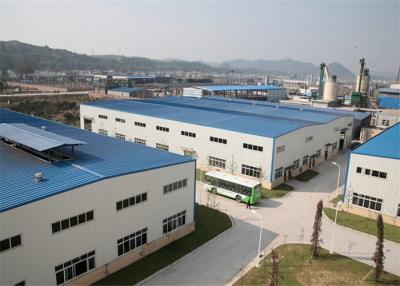 China Lightweight Steel Fabricated Buildings , Prefabricated Steel Warehouse For Workers for sale