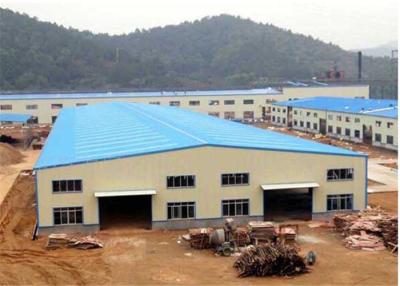China Industrial Steel Construction Prefab Warehouse Building OEM / ODM Available for sale