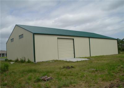 China Nice Steel Frame Storage Buildings For Personal & Commercial With Rolling Door for sale