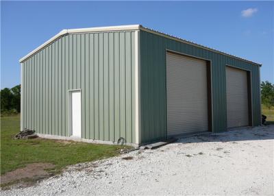 China Small Steel Frame Storage Buildings With Hot Dipped Galvanized & Painting Coated for sale
