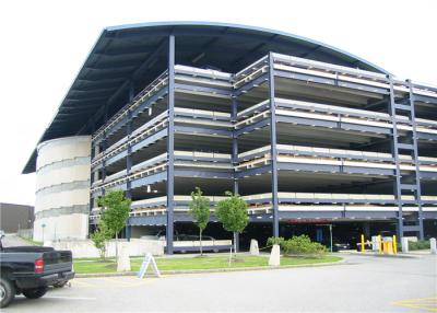 China H Steel Frame Car Parking Shade Structure , Residential Covered Parking Structures for sale