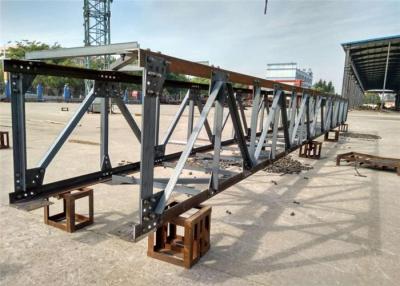 China Short Span Prefabricated Steel Pedestrian Bridges / Steel Bridge Construction for sale