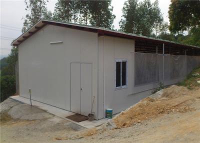 China Mobile Portable Steel Chicken Houses / Metal Farm Sheds With Permanent Foundation for sale