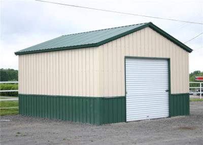 China Clear Span Steel Barn Structures With High Security Slop Straight Roof for sale
