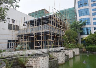 China Metal Mesh Concrete Foam Prefab Steel House / Steel Frame Prefabricated Houses for sale
